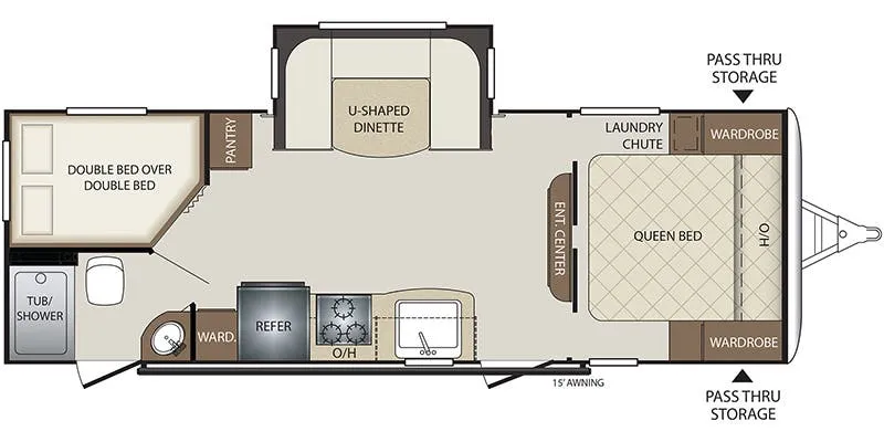 Keystone Bullet 247BHSWE floor plan