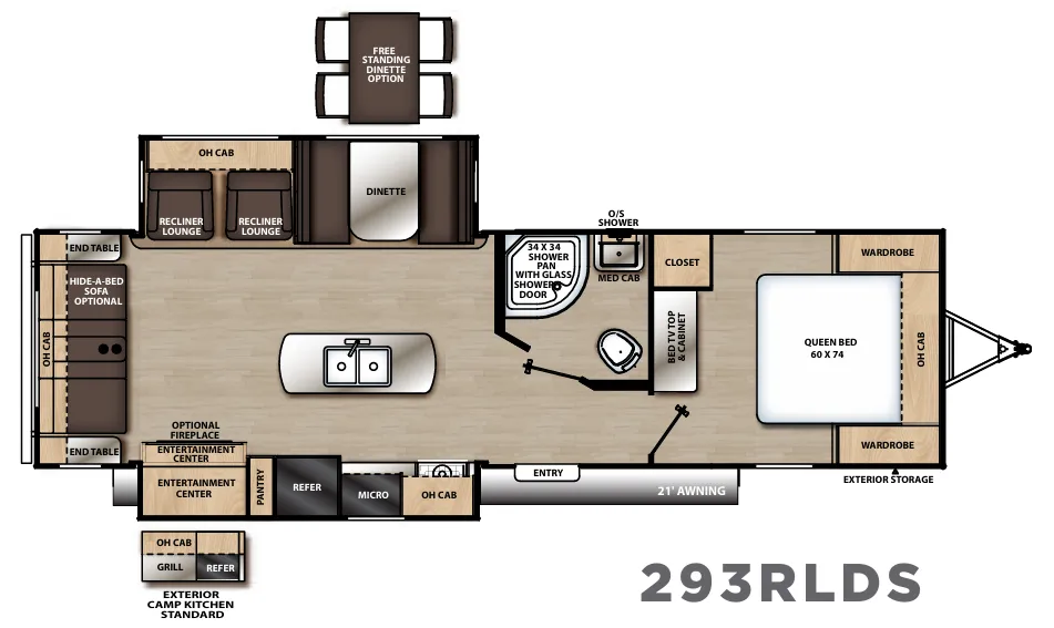 Coachmen Catalina Legacy Edition 293RLDS floor plan