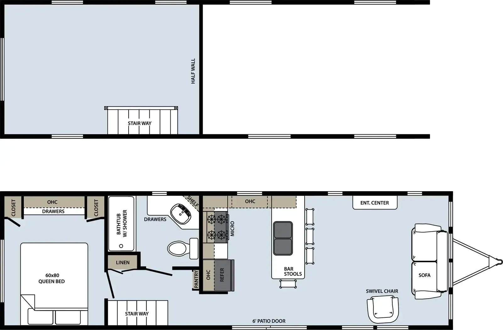 Forest River Quailridge Summit 39UKL-S floor plan