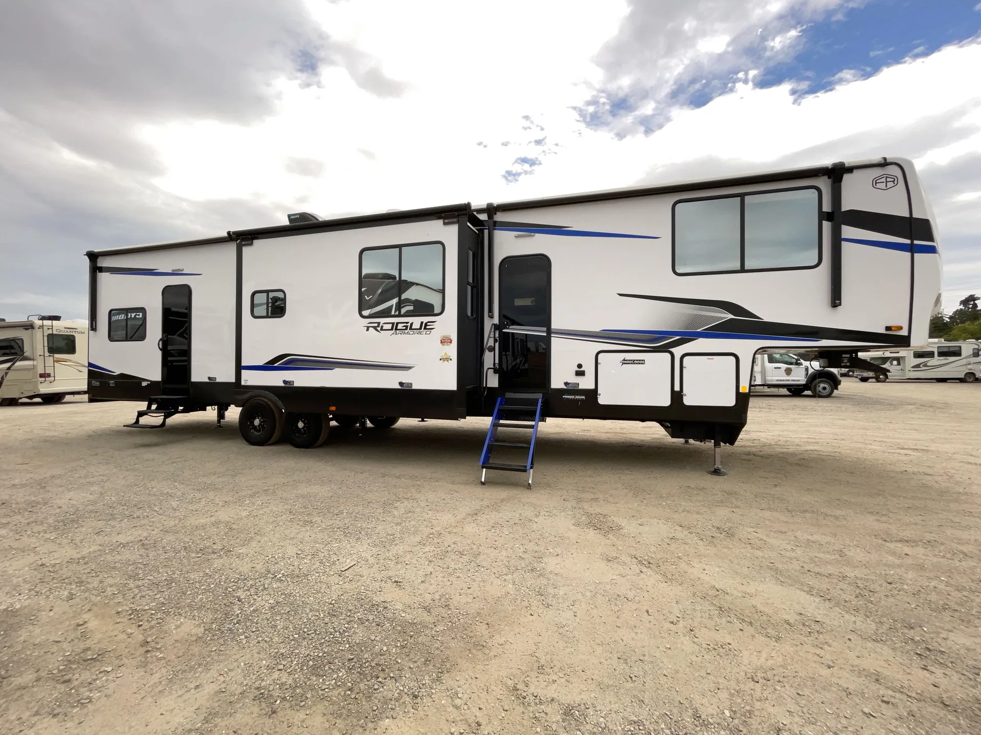 2026 Forest River Vengeance Rogue Armored 391T145 — campside