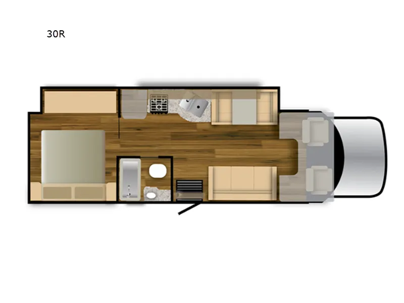 2024 NeXus RV Rebel 30R - Floor plan