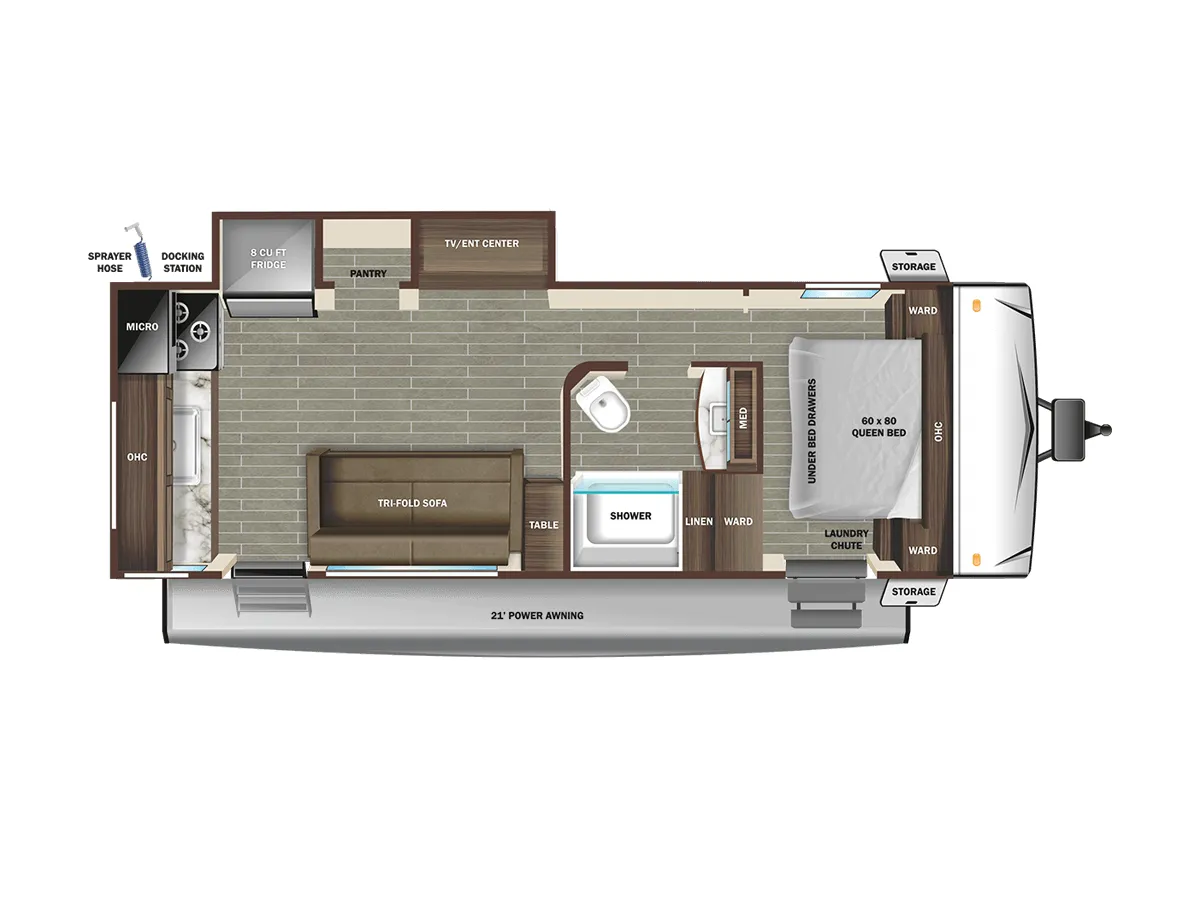Starcraft Super Lite 232MD floor plan