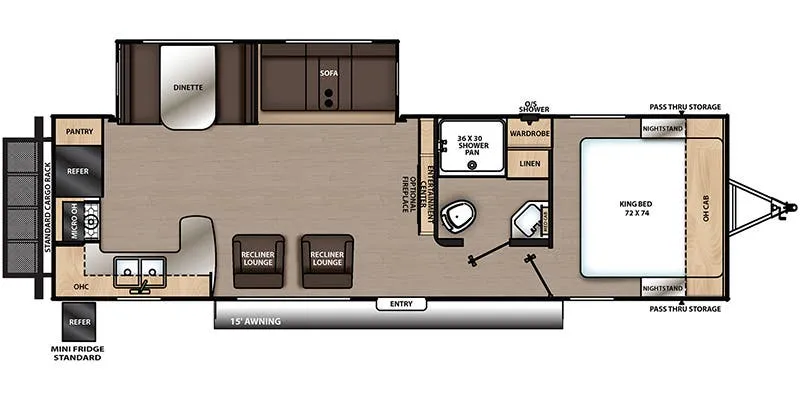 2022 Coachmen Catalina Legacy Edition 283RKS - Floor plan