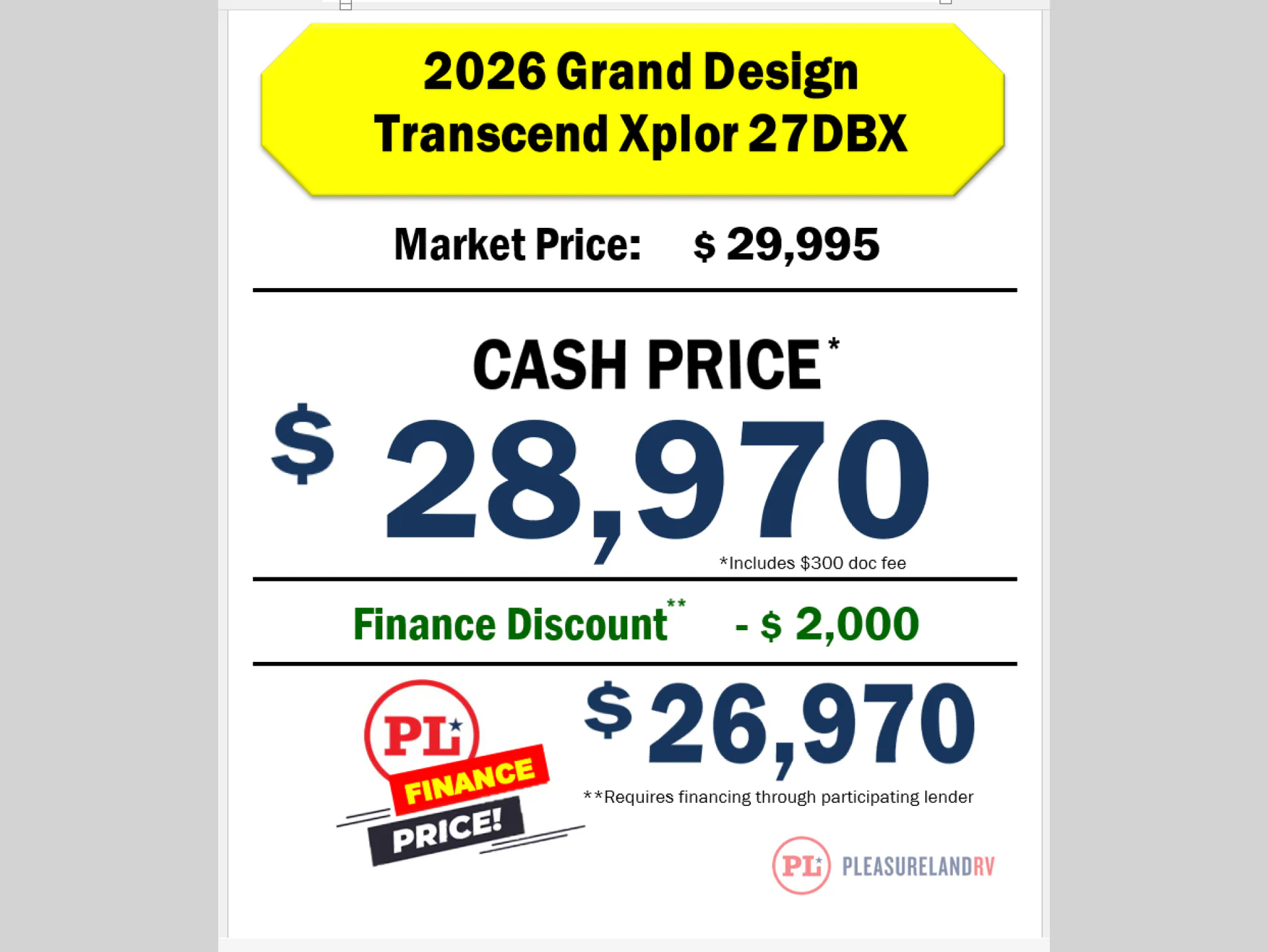 2026 Grand Design Transcend Xplor 27DBX - Photo 4
