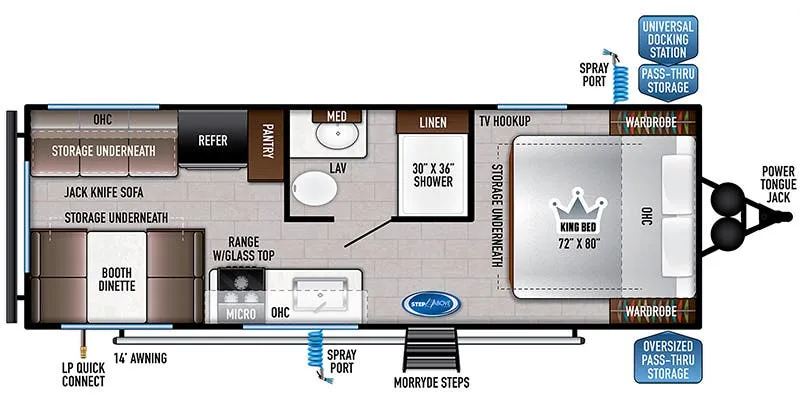 2022 East to West Silver Lake 20KRD floor plan