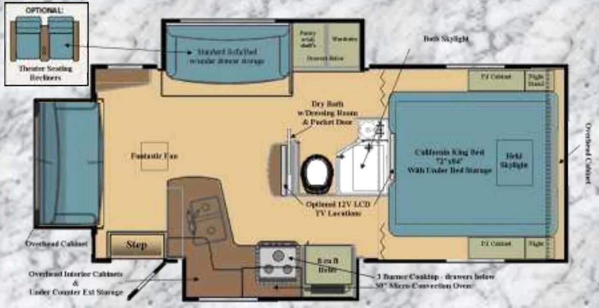 Adventurer Eagle Cap 1200 floor plan