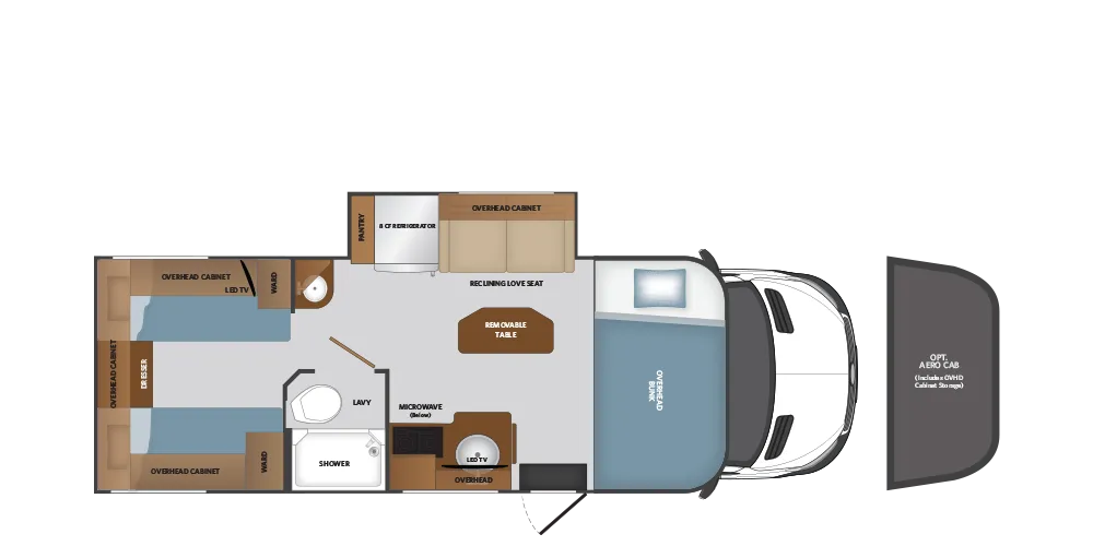 Fleetwood Insight 25T floor plan