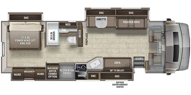 Entegra Coach Accolade XL 37M floor plan