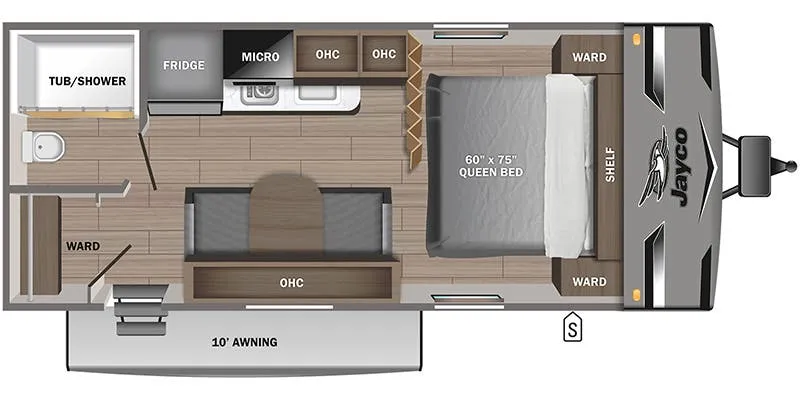 2024 Jayco Jay Flight SLX 195RB - Floor plan
