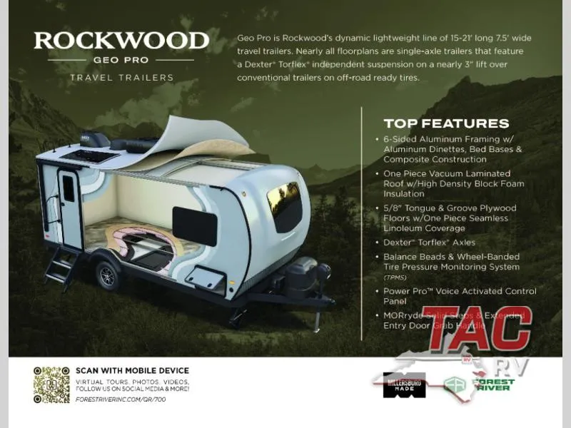 2027 Forest River RV Rockwood GEO Pro 17SLE - Photo 3