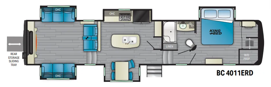 Heartland Big Country 4011ERD floor plan