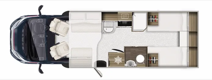 Auto-Trail Tracker SB floor plan