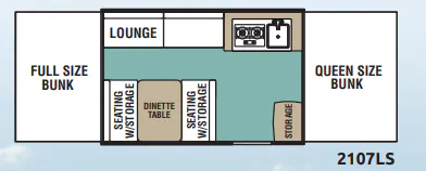 Forest River Viking LS 2107LS floor plan