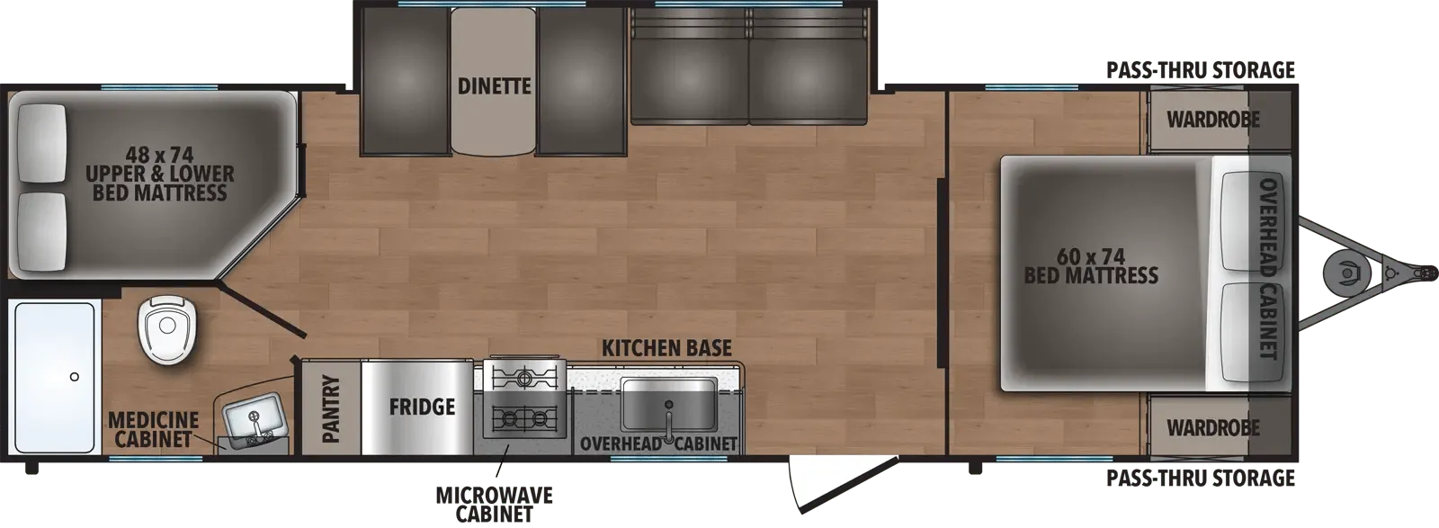 Shasta Shasta I-5 Edition & Compact 526DB floor plan