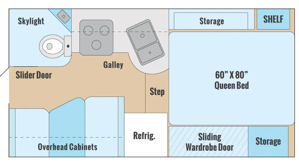 2027 Adventurer Adventurer 89RB floor plan