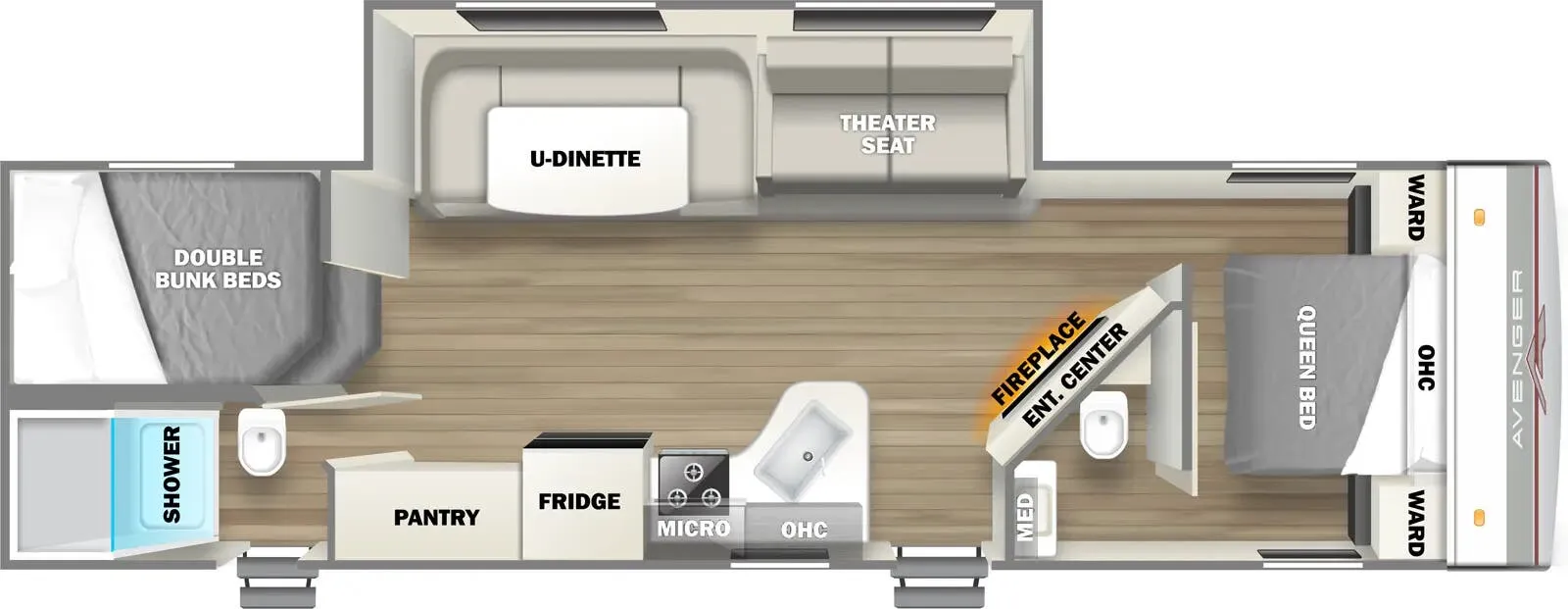Prime Time Avenger 28DBS floor plan