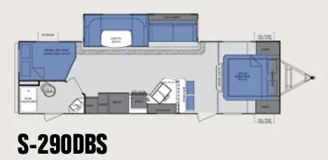 Cruiser RV Shadow Cruiser 290DBS floor plan
