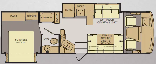 Fleetwood Terra 31TS floor plan