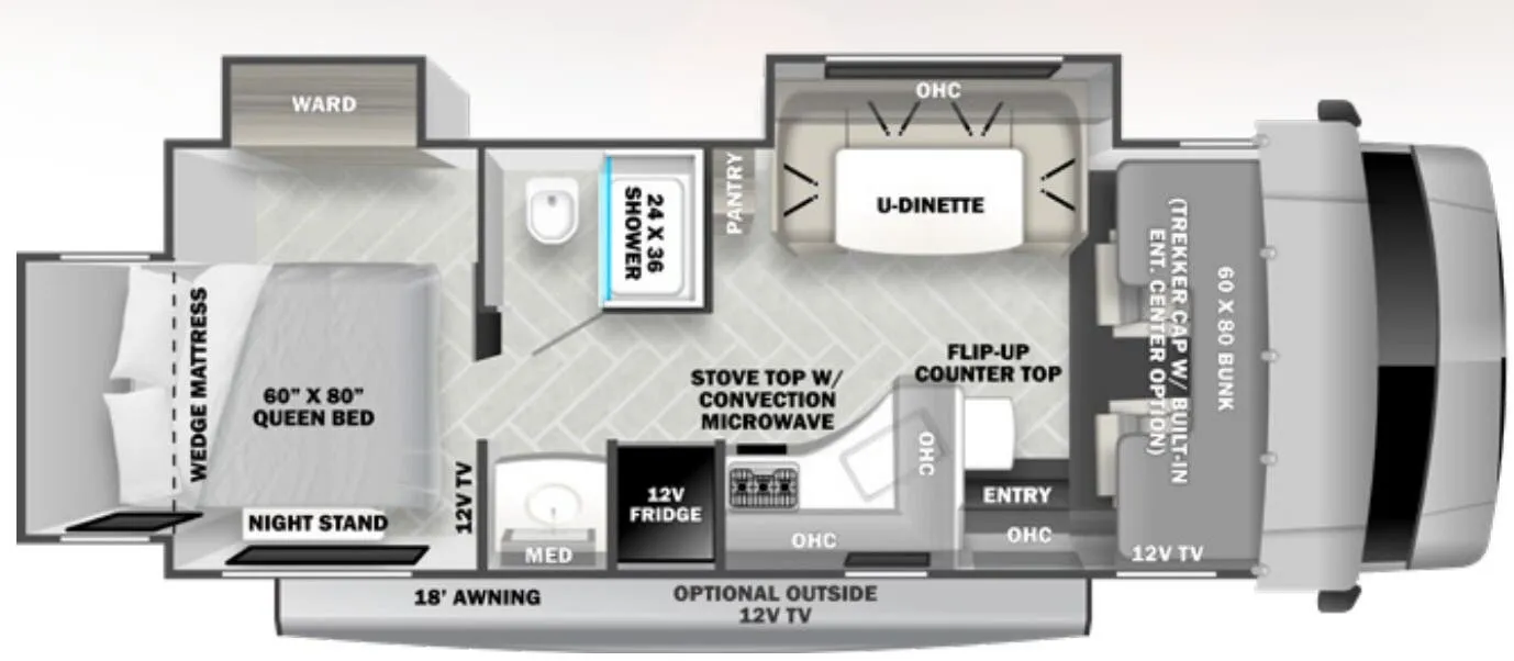 Forest River Forester Classic 2501TS floor plan