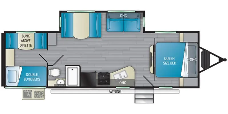 Heartland Sundance Ultra-Lite SDTT 291 QB floor plan