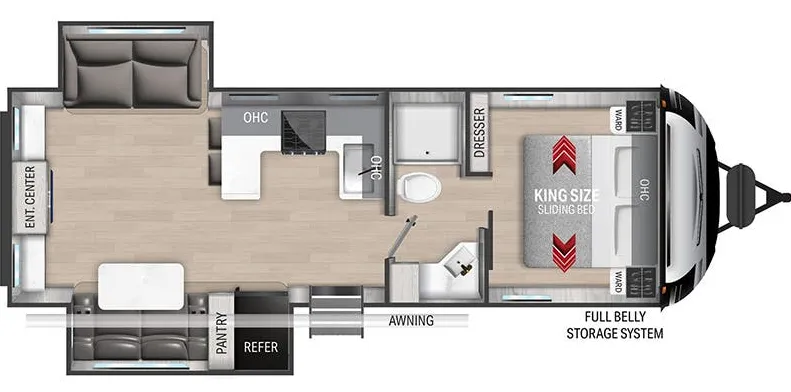 Cruiser RV MPG 2780RE floor plan