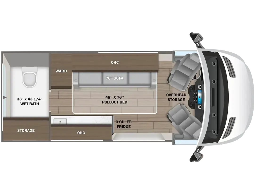 2026 Entegra Coach Launch 19A - Floor plan