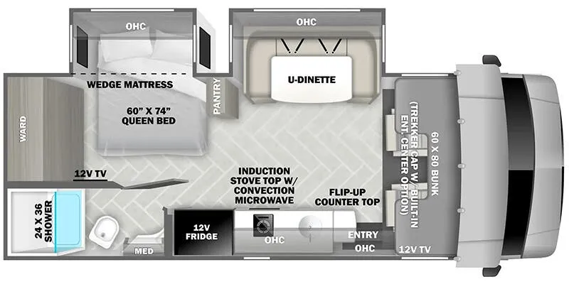 Forest River Forester 2401DSB floor plan