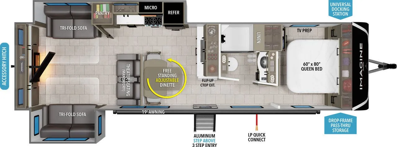 Grand Design Imagine 3100RD floor plan