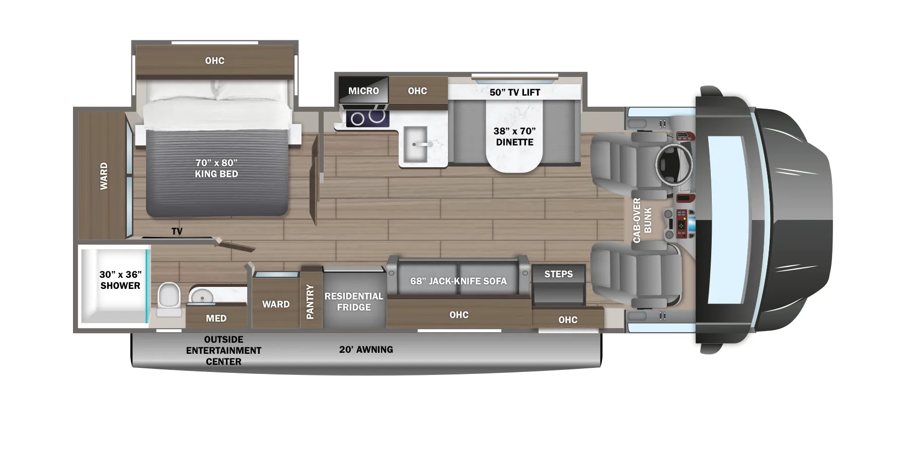 2024 Jayco Seneca XT 32U - Floor plan