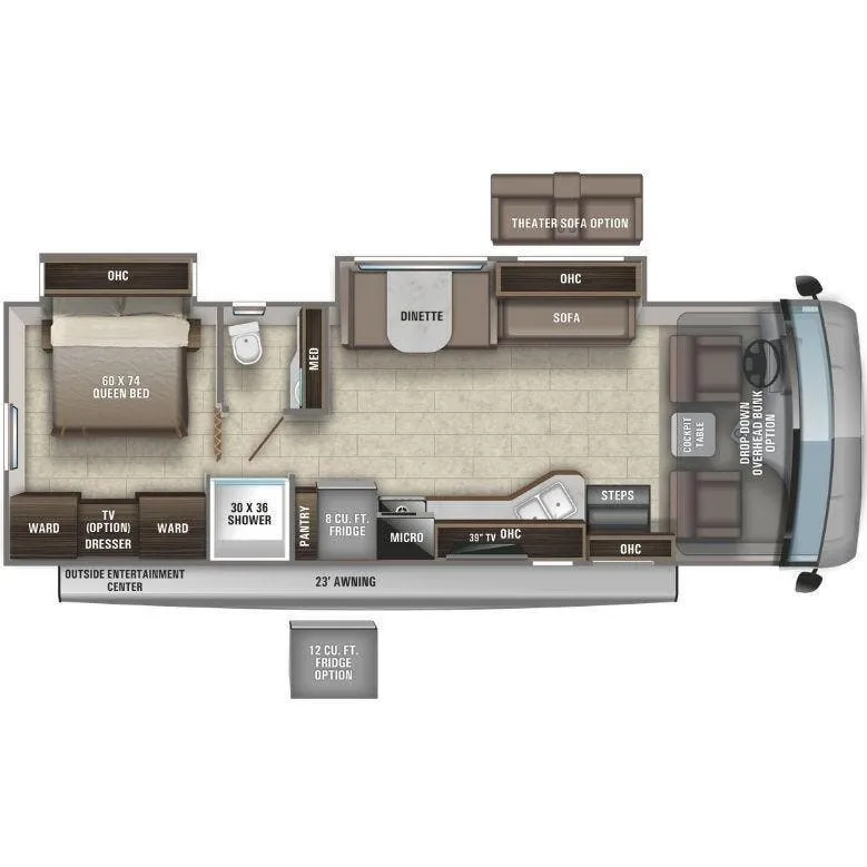 Entegra Coach Vision 31V floor plan
