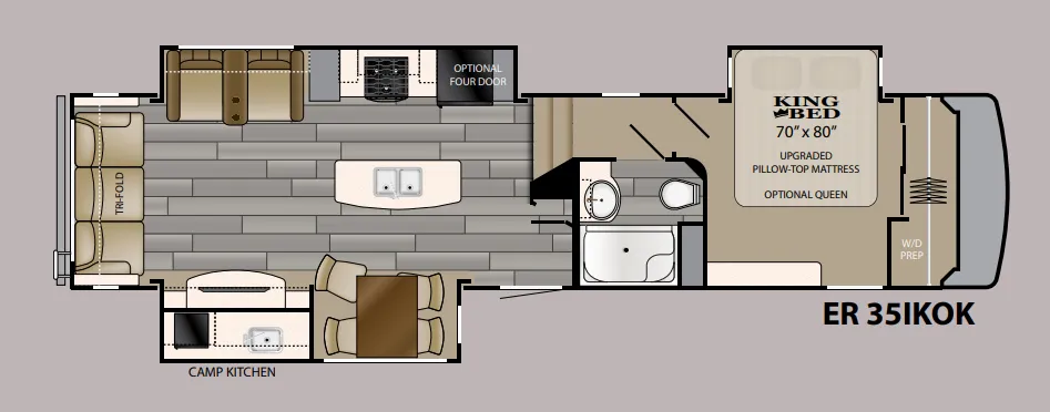 Heartland ElkRidge 35IKOK floor plan