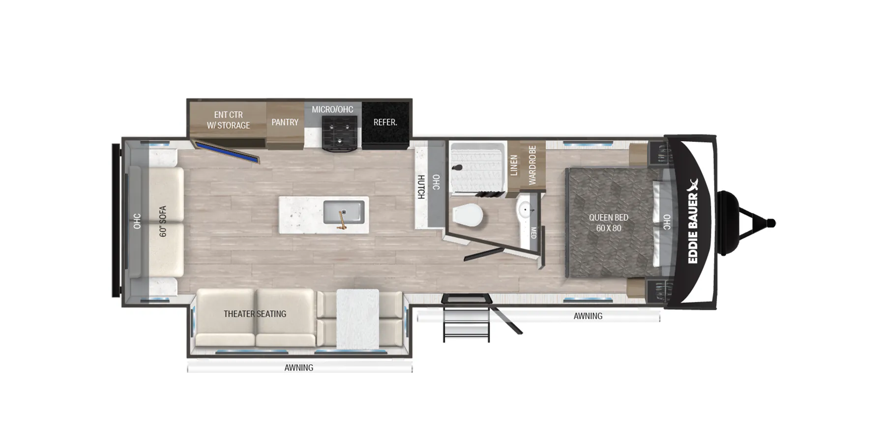 Heartland Eddie Bauer EBL 2900RL floor plan