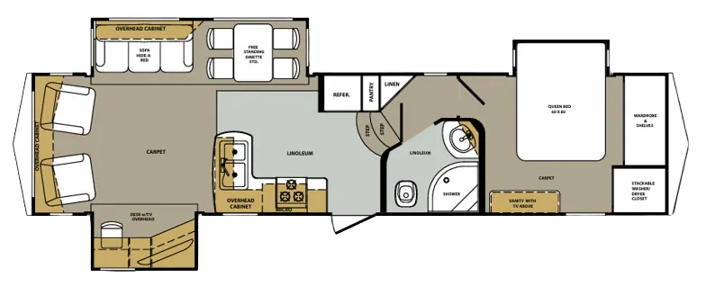 Forest River Cardinal 3150RL floor plan
