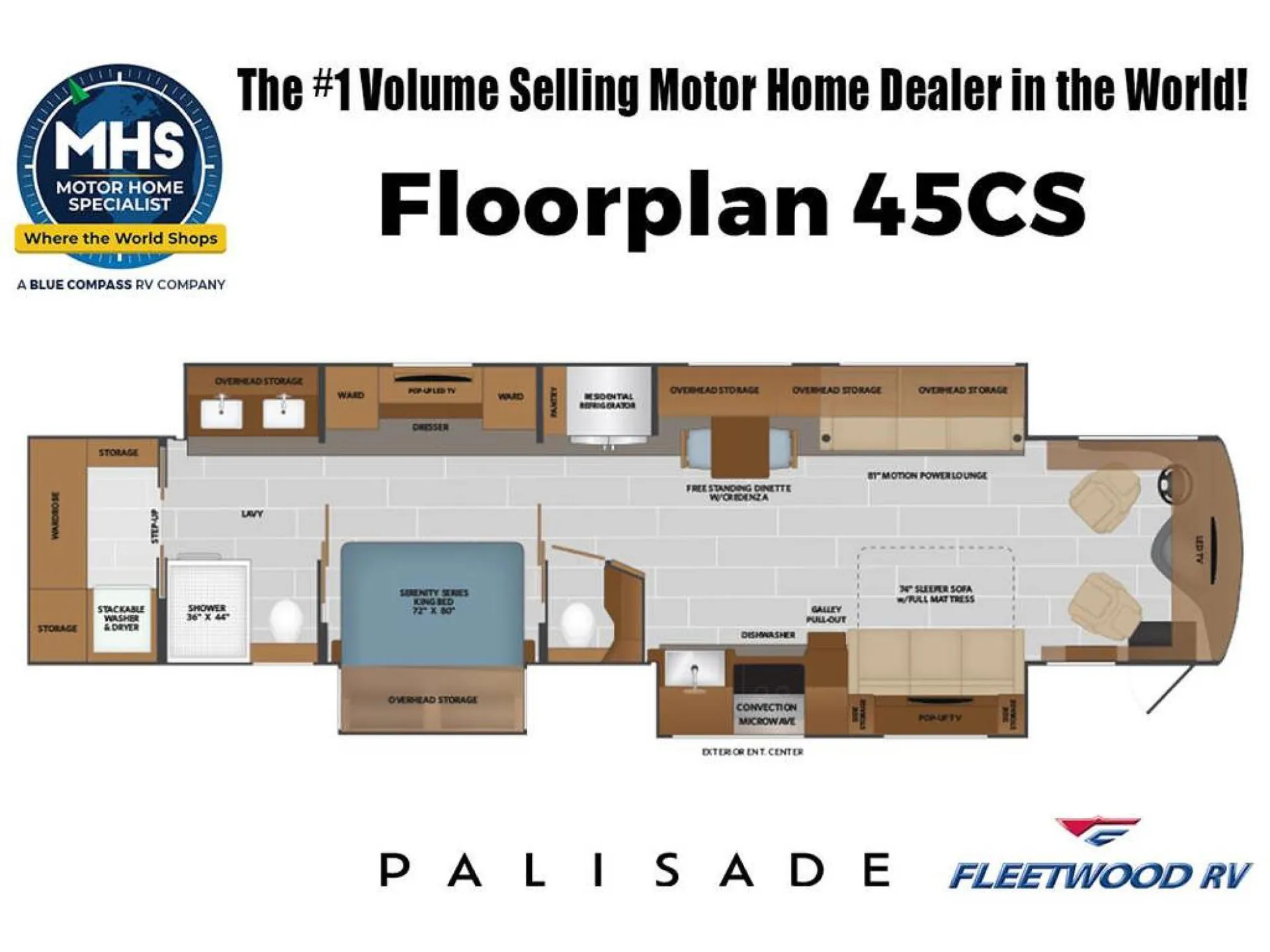 2027 Fleetwood Palisade 45CS - Photo 3