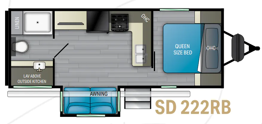 Heartland Sundance 222RB floor plan