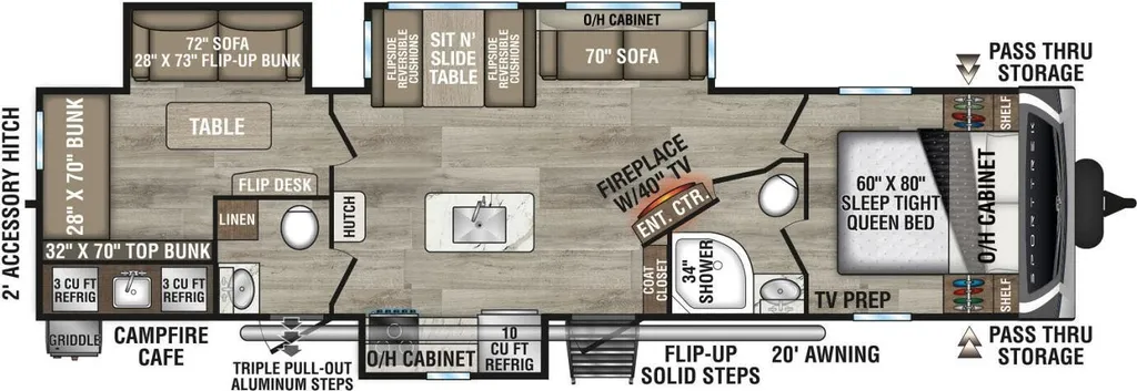 2025 Venture RV SportTrek ST333VIK floor plan