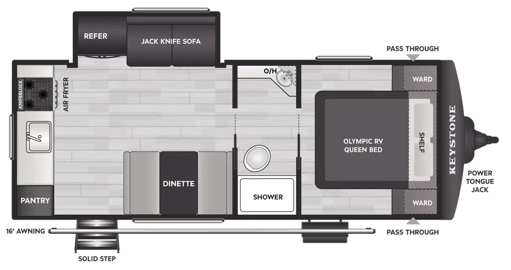 2026 Keystone Springdale 2120RKS floor plan