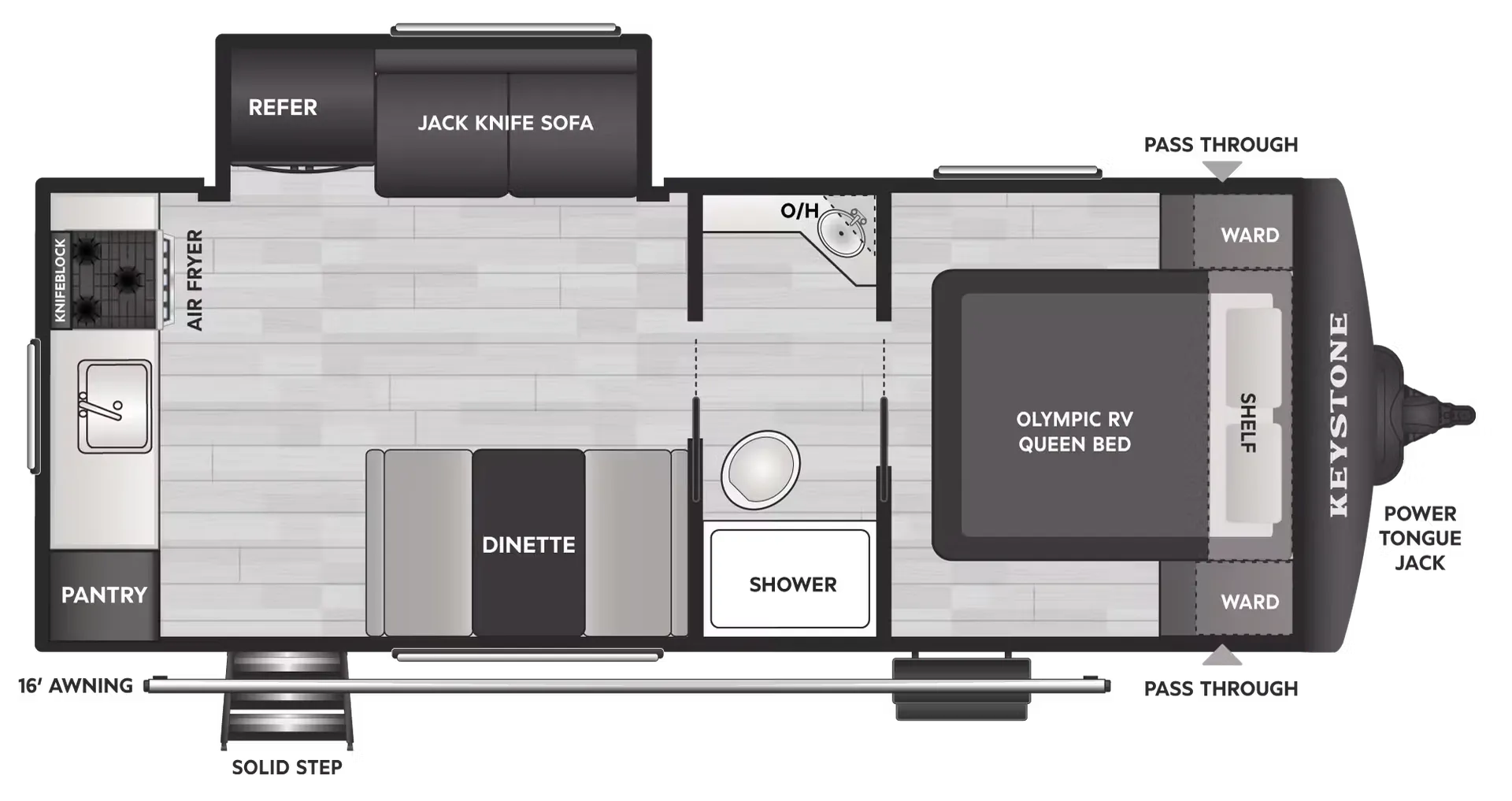 2026 Keystone Springdale 2120RKS - Floor plan