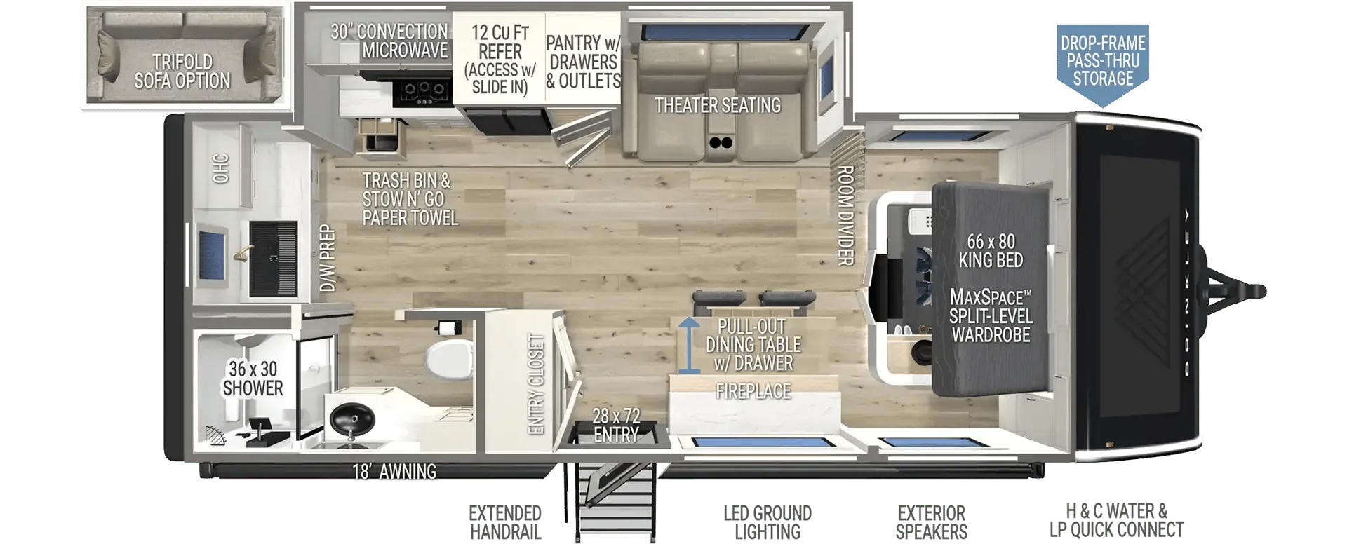 2026 Brinkley Model I 235 - Floor plan