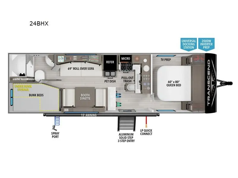2025 Grand Design Transcend Xplor 24BHX - Photo 3