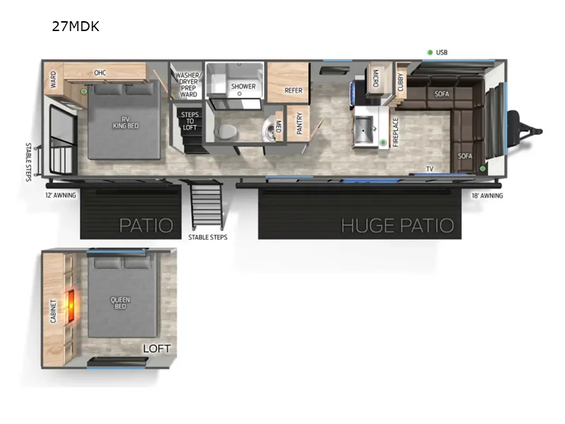 2026 Forest River Timberwolf 27MDK - Photo 3