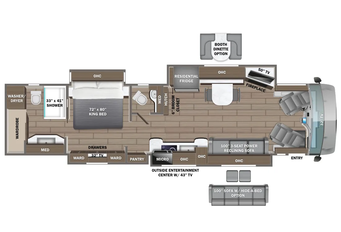 Entegra Coach Anthem 44B floor plan