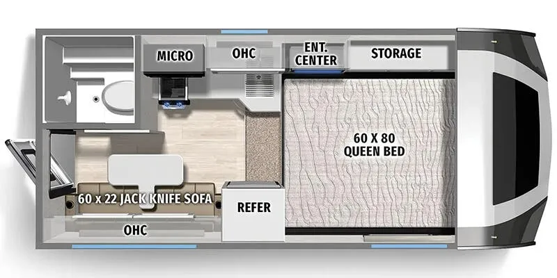2025 Palomino Backpack HS-750 floor plan