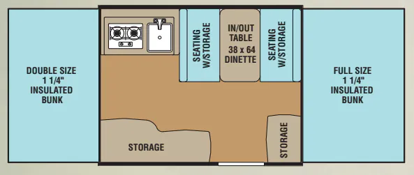 Forest River Viking Epic 1906 floor plan
