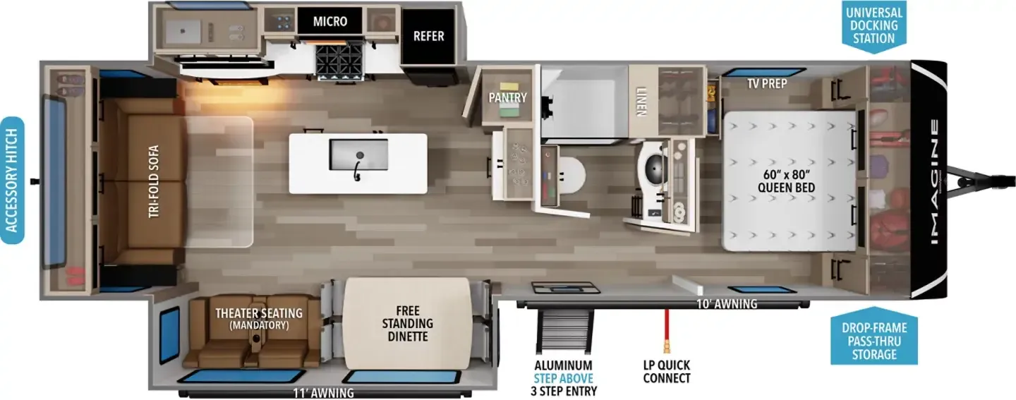 Grand Design Imagine 2970RL floor plan
