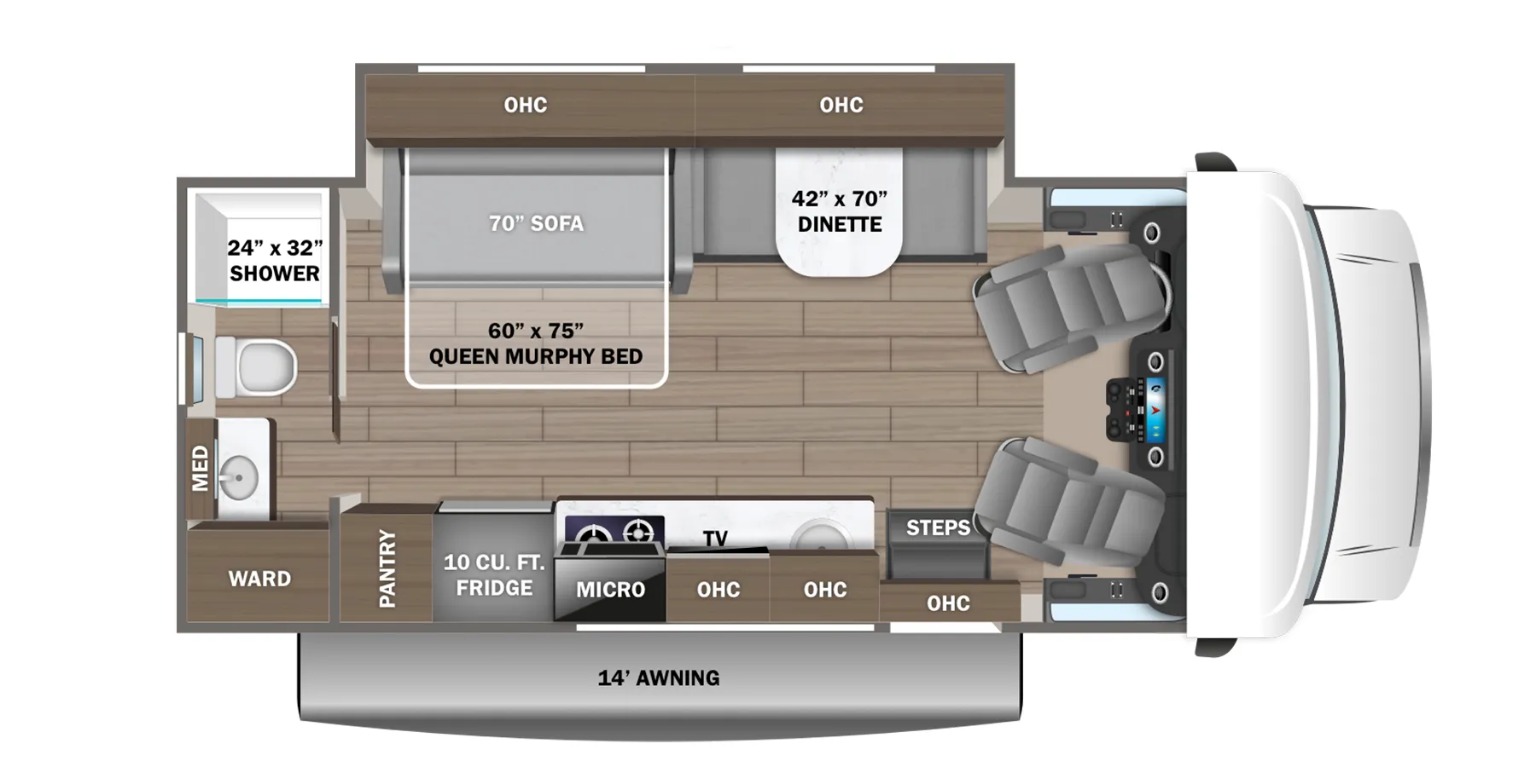 Jayco Melbourne 24R floor plan