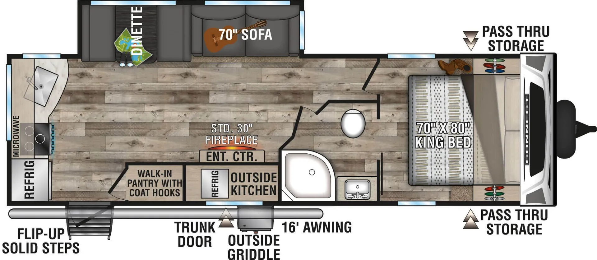K-Z Connect C261RKK floor plan