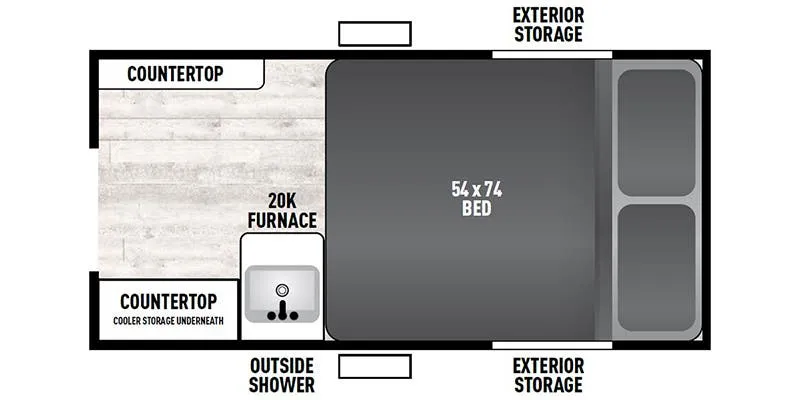 Coachmen Clipper Express 9.0TD floor plan