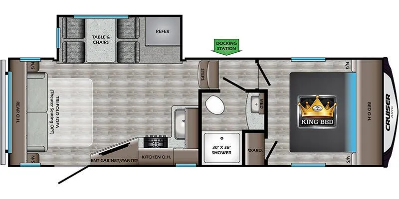 CrossRoads Cruiser Aire CR24RL floor plan