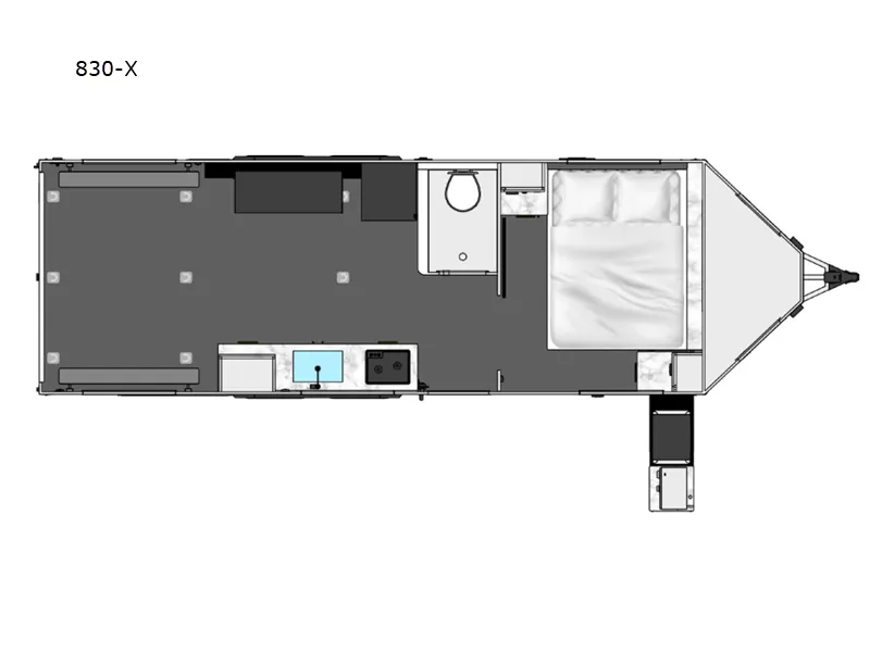 2026 inTech Black Wing 830 X - Floor plan